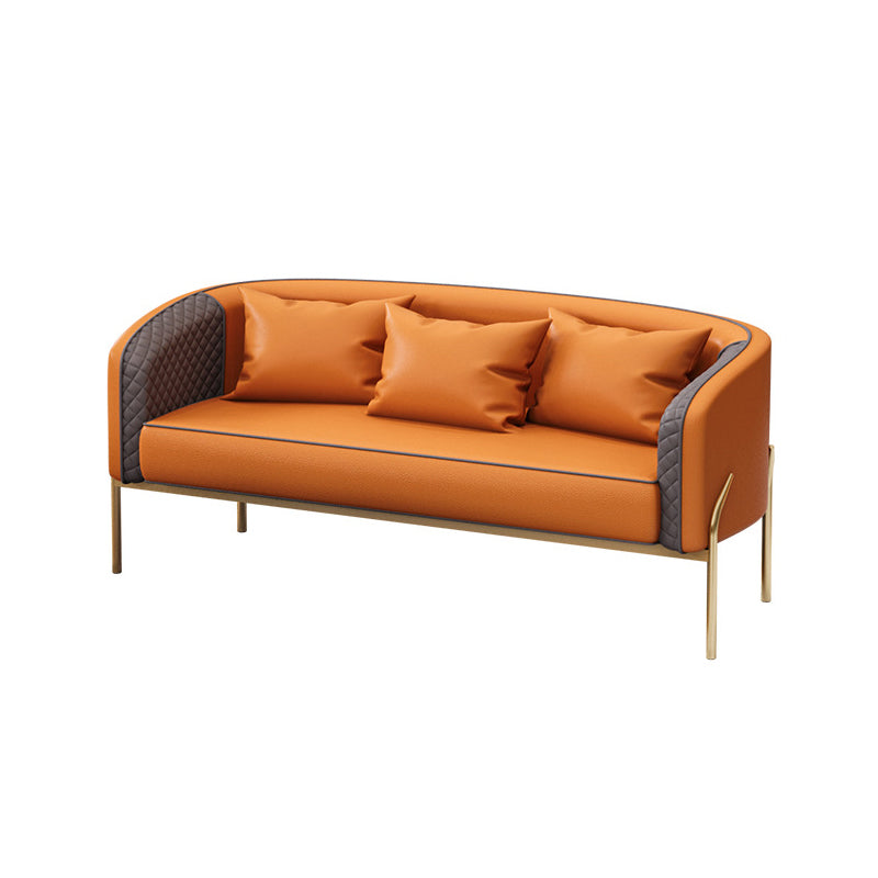 Modernes 22,83 "Breitsofa Kunstledertuxedo Arm Sofa für Wohnzimmer