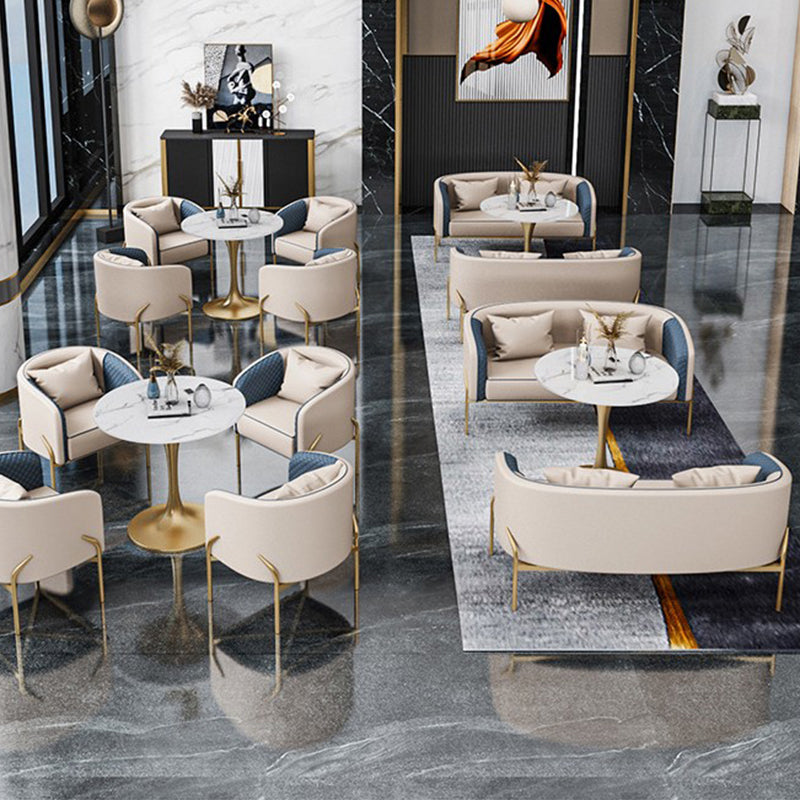 Modernes 22,83 "Breitsofa Kunstledertuxedo Arm Sofa für Wohnzimmer