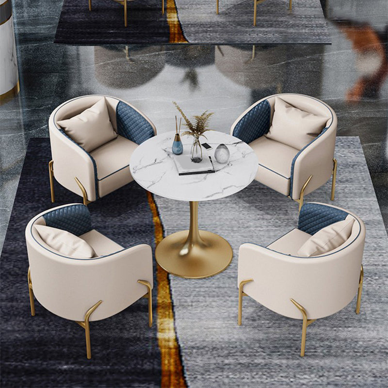 Modernes 22,83 "Breitsofa Kunstledertuxedo Arm Sofa für Wohnzimmer