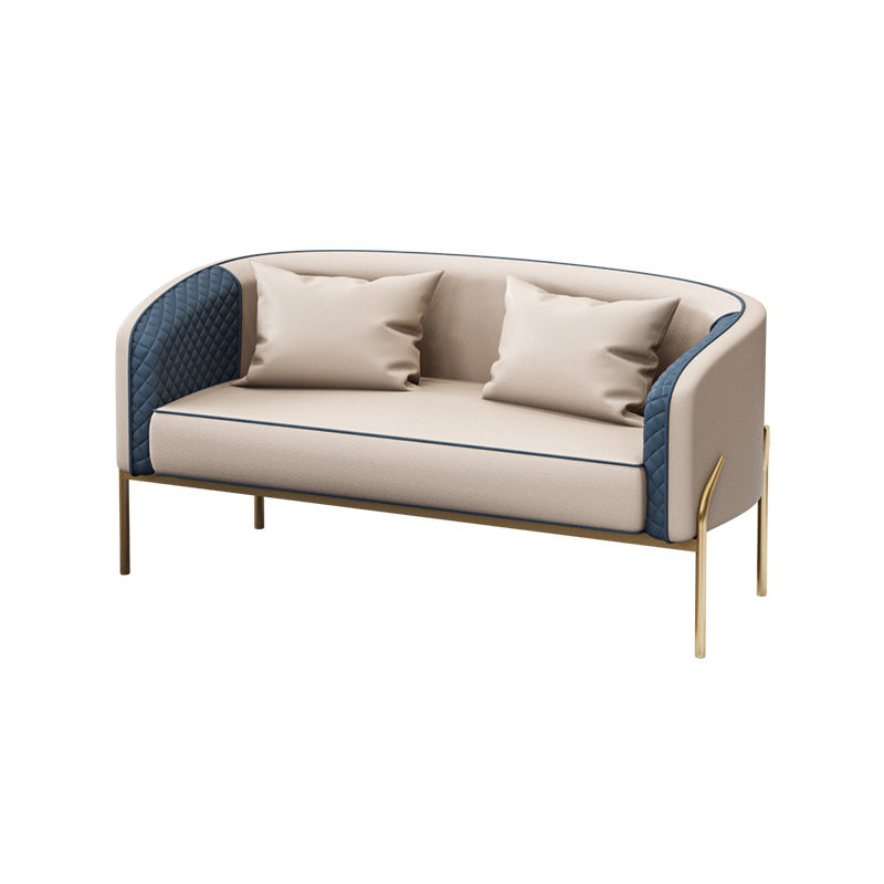 Modernes 22,83 "Breitsofa Kunstledertuxedo Arm Sofa für Wohnzimmer