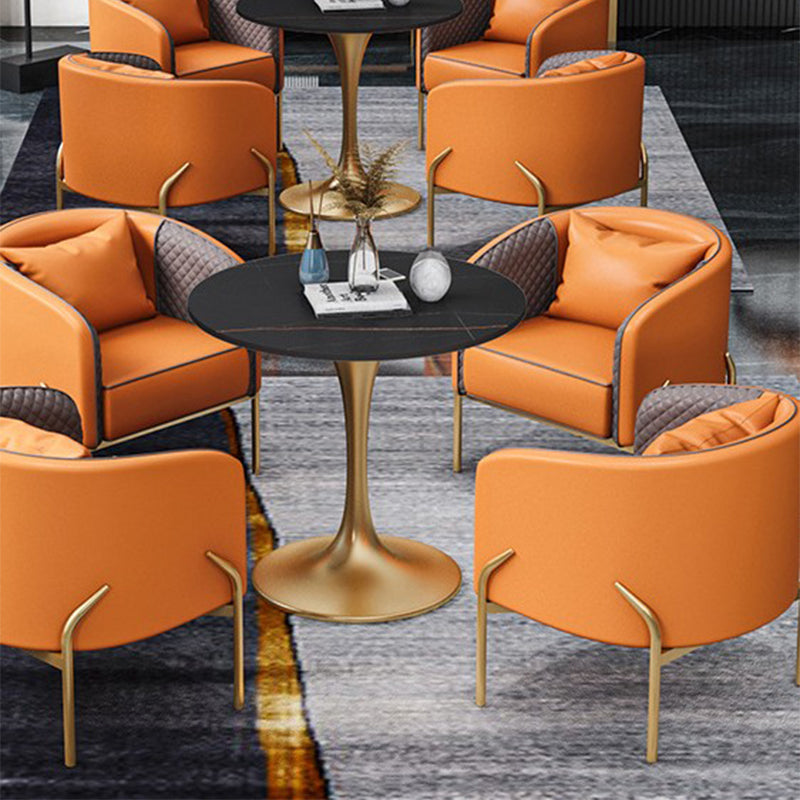 Modernes 22,83 "Breitsofa Kunstledertuxedo Arm Sofa für Wohnzimmer