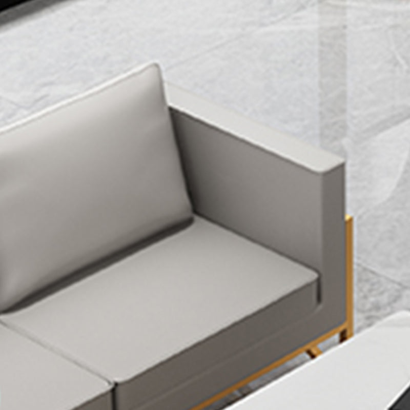 Divano a smoking in pelle genuina in pelle 26,77 "divano standard moderno largo