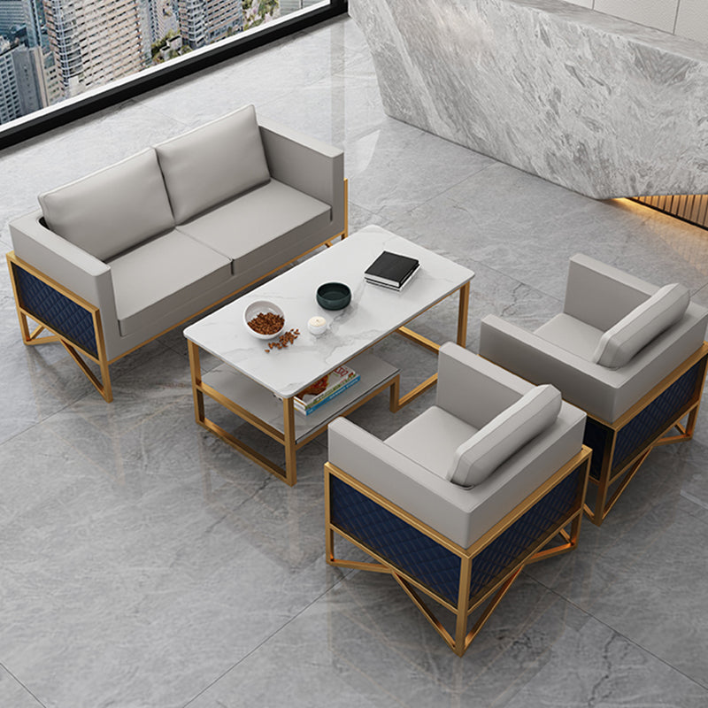 Divano a smoking in pelle genuina in pelle 26,77 "divano standard moderno largo