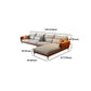 Modern Faux Leather Sectioanl with Pillow Back and Pillow Top Arms