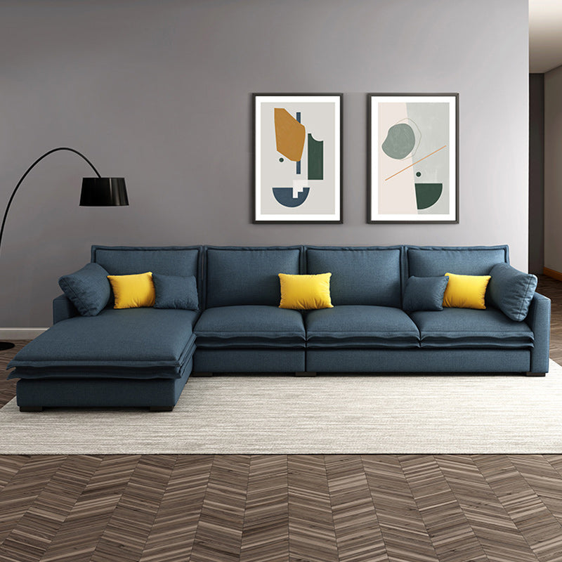 Sezioni cuscinetti posteriori a filo con braccio quadrato, 127,95 "L per soggiorno