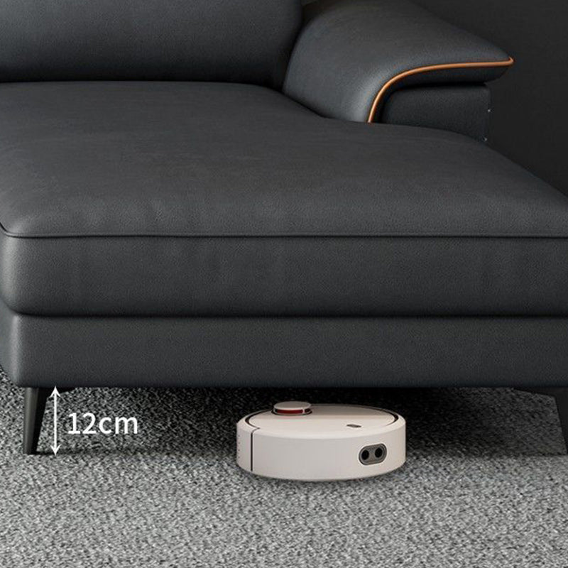 Moderno divano braccio top cuscino a 4 posti divano in vetro con chaise - 129,9 "w