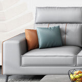 4-Cushion Sectionals,135.8' L x 68.90" W,Faux Leather Sectional Sofa for Living Room