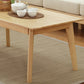 Scandinavian Solid Wood Coffee Table with 4 Legs Coffee Cocktail Table Clearhalo 'Coffee & Accent Tables' 'Coffee Tables' 'coffee_tables' 'furn' 'furn_coffee_tables' 'Furniture' 'Living Room Furniture' 5823155