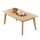 Scandinavian Solid Wood Coffee Table with 4 Legs Coffee Cocktail Table Clearhalo 'Coffee & Accent Tables' 'Coffee Tables' 'coffee_tables' 'furn' 'furn_coffee_tables' 'Furniture' 'Living Room Furniture' 5823161
