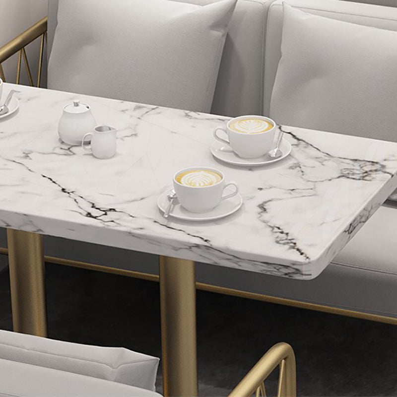 29.53" Tall Glam Style Coffee Cocktail Table Metal Pedestal Coffee Table Clearhalo 'Coffee & Accent Tables' 'Coffee Tables' 'coffee_tables' 'furn' 'furn_coffee_tables' 'Furniture' 'Living Room Furniture' 5823290