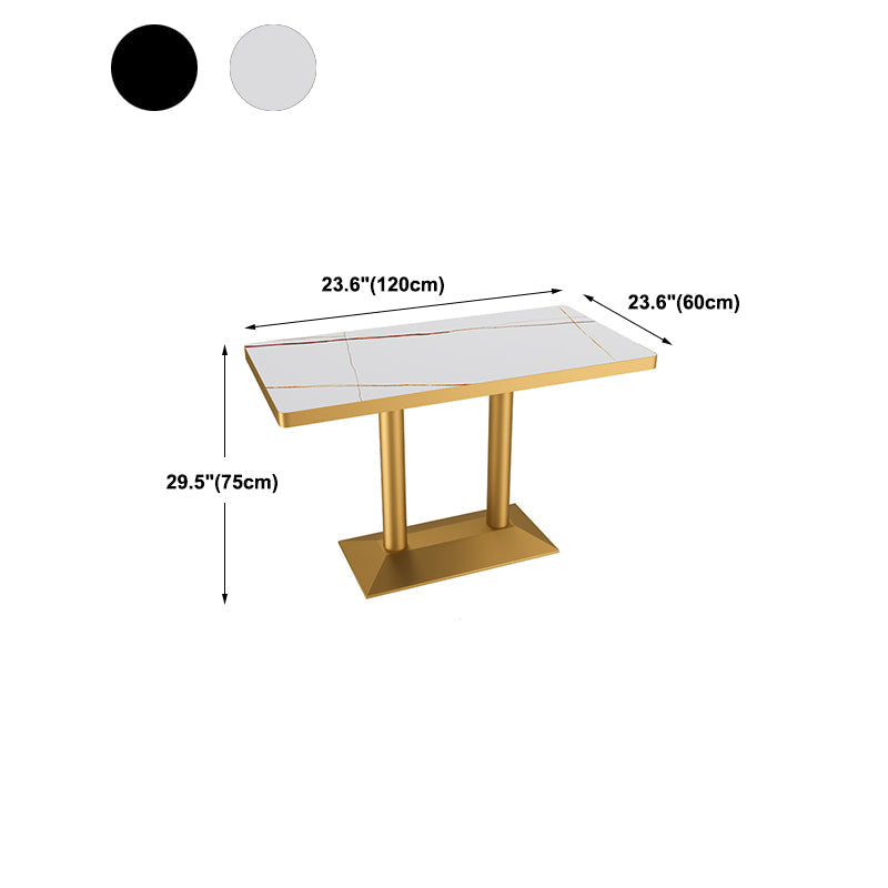 29.53" Tall Glam Style Coffee Cocktail Table Metal Pedestal Coffee Table Clearhalo 'Coffee & Accent Tables' 'Coffee Tables' 'coffee_tables' 'furn' 'furn_coffee_tables' 'Furniture' 'Living Room Furniture' 5823296