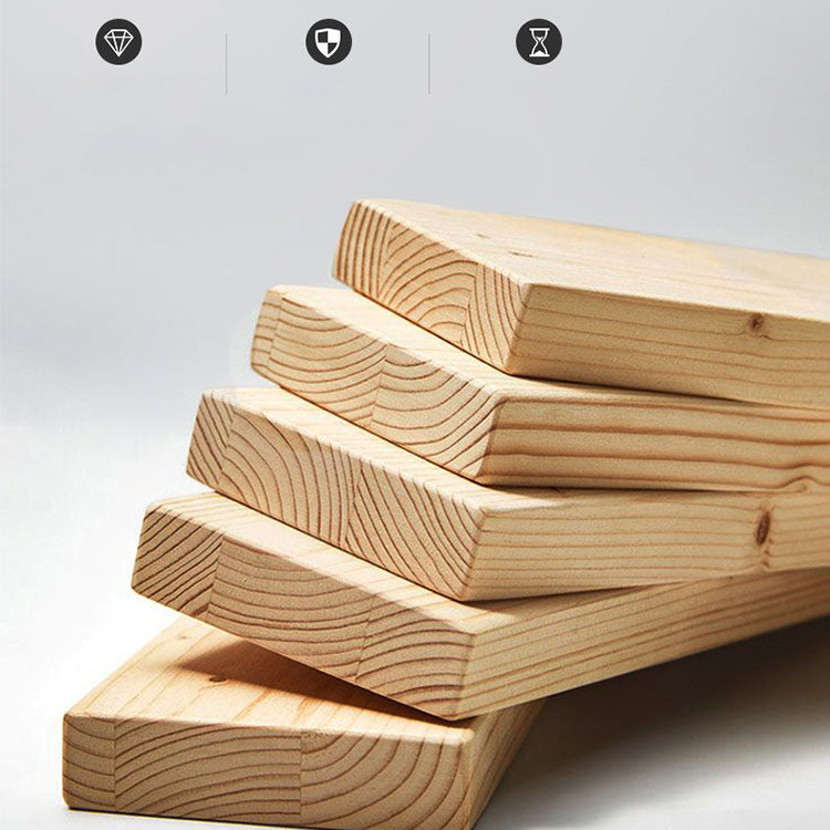 Tavolo laterale in legno/ardesia moderno in legno/ardesia da 20,5 "tavolo da estremità alto con ripiani