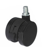 Tavolo laterale superiore in vetro quadrato 23,6 "TASK BASE TRESTOLE ALLA ACCIAIO con scaffale