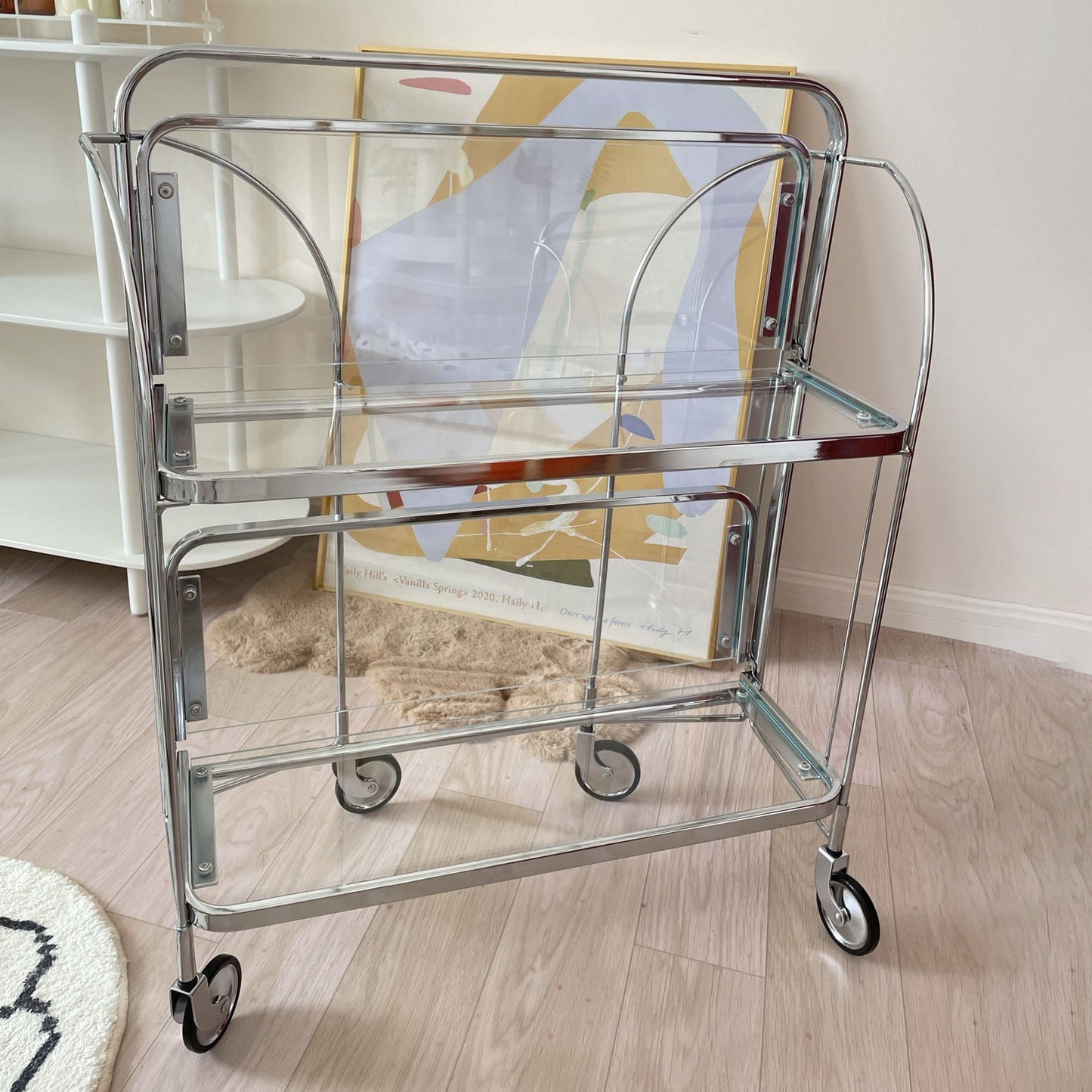 29.53 "Table de l'extrémité latérale de style contemporain