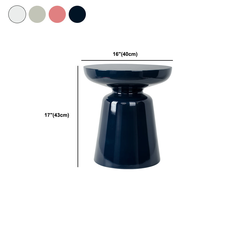 Table d'appoint supérieure rond de 16,9 "haut de haut