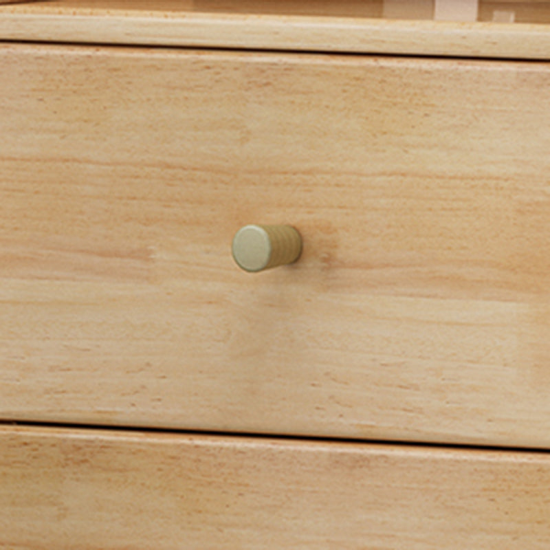 73,23 "Alta cassetta angolare a 4 cassetti, cassa di accento di legno con ripiani