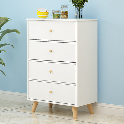 Contemporáneo 35.43 "Cofre de madera de alto, cofre de acento rectangular con cajones