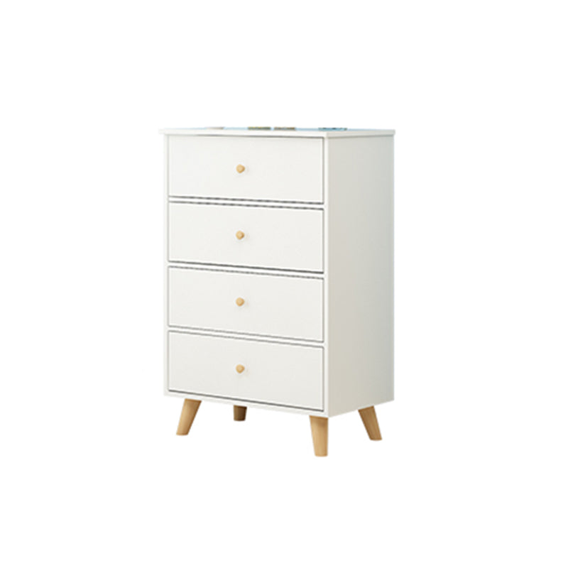 Contemporáneo 35.43 "Cofre de madera de alto, cofre de acento rectangular con cajones