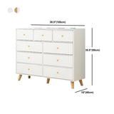 Eigentijdse 35.43 "hoge houten borst, rechthoek accentkist met laden