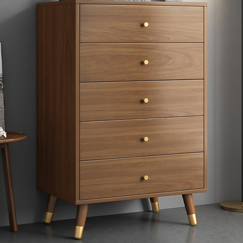 29.52'"/35.43" Tall Brown Wooden Chest, Rectangle Accent Chest with Drawers Clearhalo 'Cabinets & Chests' 'cabinets_chests' 'furn' 'furn_cabinets_chests' 'Furniture' 'Living Room Furniture' 5826296