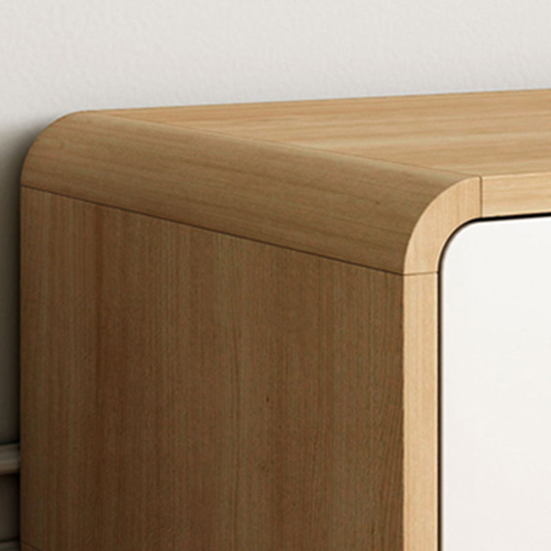 46.45'"Tall 1- Door Wooden Cabinet, Rectangle Accent Cabinet with Drawer Clearhalo 'Cabinets & Chests' 'cabinets_chests' 'furn' 'furn_cabinets_chests' 'Furniture' 'Living Room Furniture' 5826307