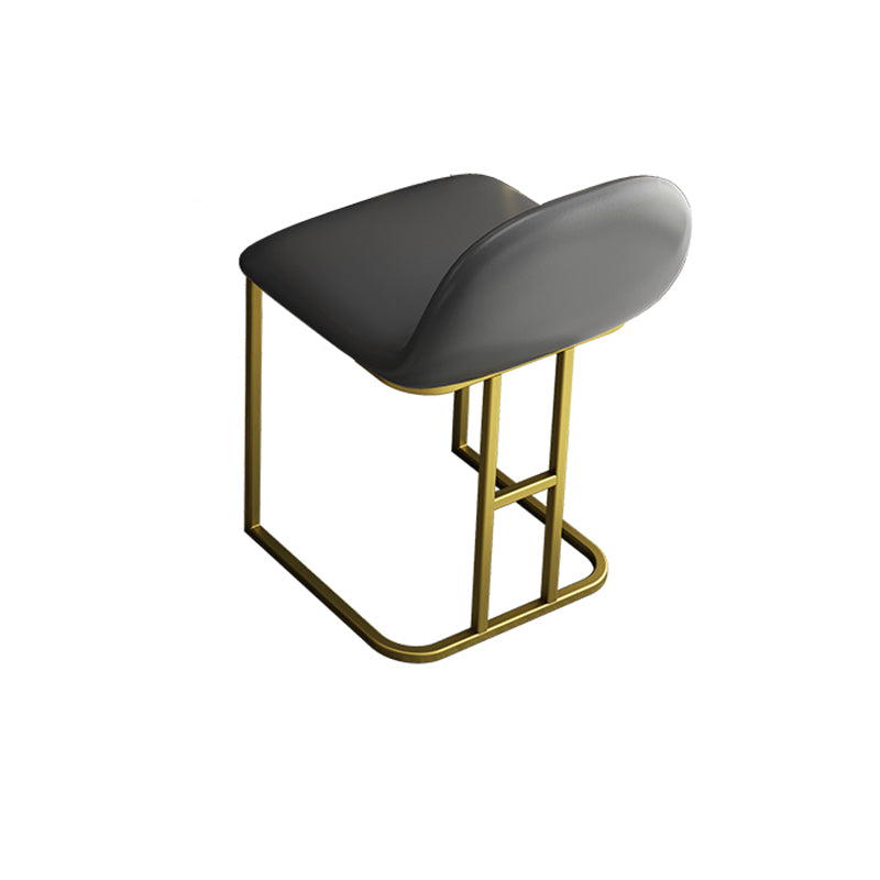 Grijze kaptafel echte lederen ijdelheid tafel met opbergladen