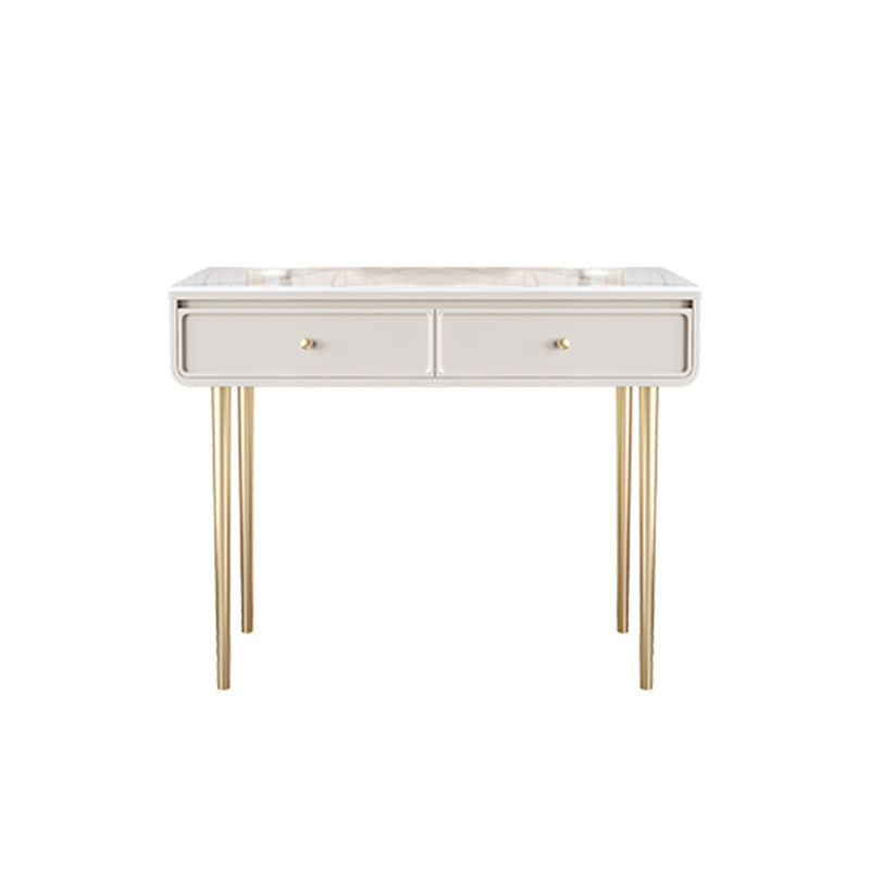 Luxuriöser Waschtisch mit 2/4 Aufbewahrungsschubladen Stein Tischschreibtisch Eitelkeit