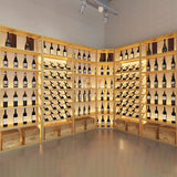 Luxury Floor Wine Shelf Metal Horizontal Wine Racks with Shelf Clearhalo 'furn' 'furn_wine_racks' 'Furniture' 'Kitchen & Dining Furniture' 'Wine Racks' 'wine_racks' 5828348