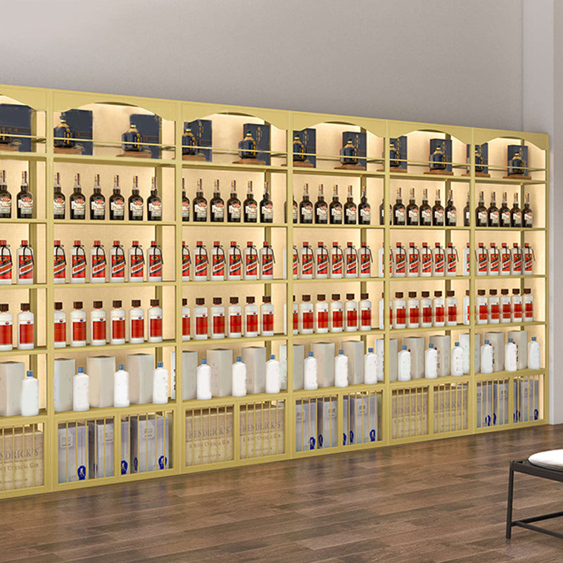 Luxury Floor Wine Shelf Metal Horizontal Wine Racks with Shelf Clearhalo 'furn' 'furn_wine_racks' 'Furniture' 'Kitchen & Dining Furniture' 'Wine Racks' 'wine_racks' 5828360