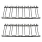 Contemporary Hanging Glass & Stemware Holder Stainless Steel Glass Rack in Black 2 Piece Set Clearhalo 'furn' 'furn_wine_racks' 'Furniture' 'Kitchen & Dining Furniture' 'Wine Racks' 'wine_racks' 5828383