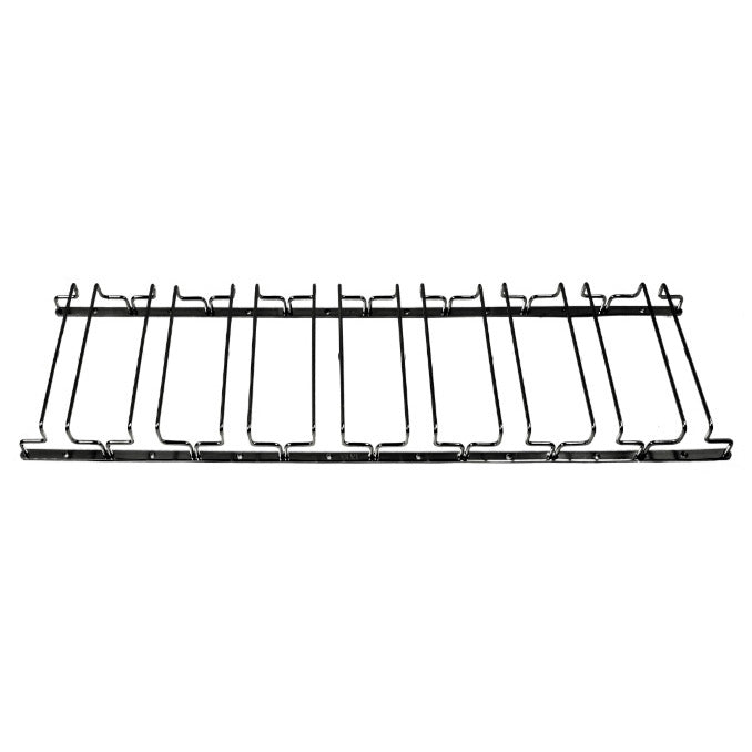 Contemporary Hanging Glass & Stemware Holder Stainless Steel Glass Rack in Black Clearhalo 'furn' 'furn_wine_racks' 'Furniture' 'Kitchen & Dining Furniture' 'Wine Racks' 'wine_racks' 5828385