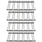 Contemporary Hanging Glass & Stemware Holder Stainless Steel Glass Rack in Black 4 Piece Set Clearhalo 'furn' 'furn_wine_racks' 'Furniture' 'Kitchen & Dining Furniture' 'Wine Racks' 'wine_racks' 5828386