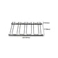 Contemporary Hanging Glass & Stemware Holder Stainless Steel Glass Rack in Black Clearhalo 'furn' 'furn_wine_racks' 'Furniture' 'Kitchen & Dining Furniture' 'Wine Racks' 'wine_racks' 5828394