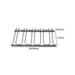 Contemporary Hanging Glass & Stemware Holder Stainless Steel Glass Rack in Black Clearhalo 'furn' 'furn_wine_racks' 'Furniture' 'Kitchen & Dining Furniture' 'Wine Racks' 'wine_racks' 5828398