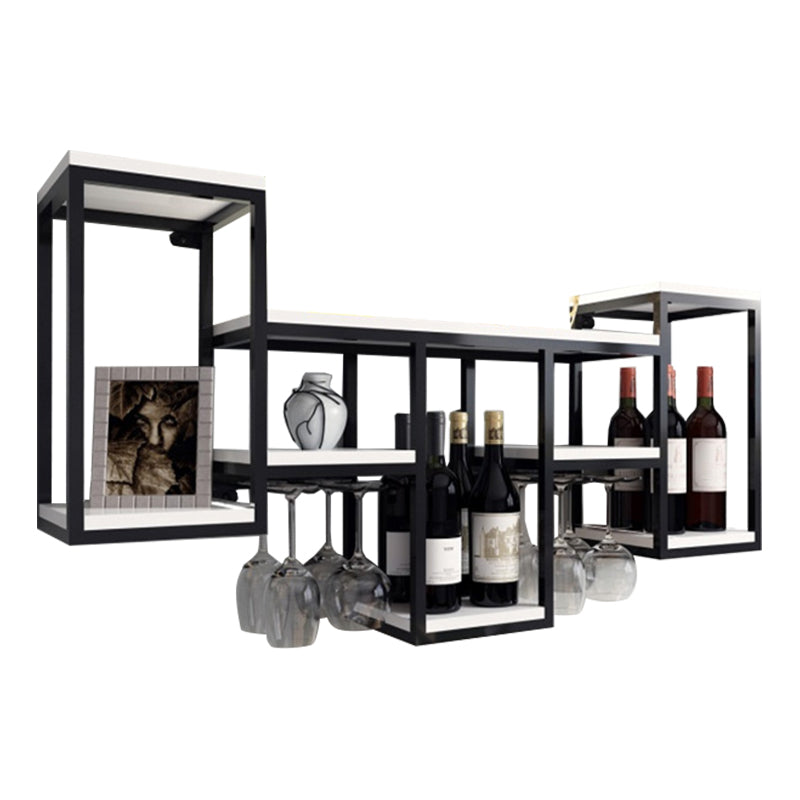 Wall Mounted Wine Holder Manufactured Wood Wine Holder Rack-41.7" X 7.87" X 23.6" Clearhalo 'furn' 'furn_wine_racks' 'Furniture' 'Kitchen & Dining Furniture' 'Wine Racks' 'wine_racks' 5828418
