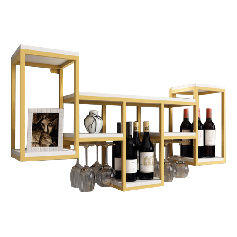 Wall Mounted Wine Holder Manufactured Wood Wine Holder Rack-41.7" X 7.87" X 23.6" Clearhalo 'furn' 'furn_wine_racks' 'Furniture' 'Kitchen & Dining Furniture' 'Wine Racks' 'wine_racks' 5828420