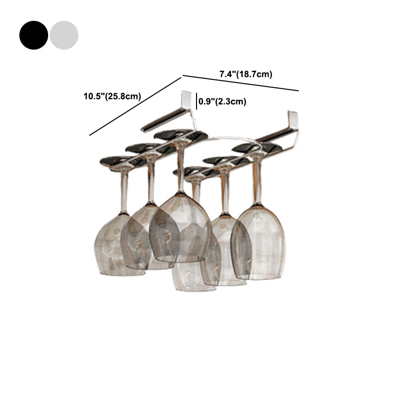 Posteur à vin moderne suspendu en métal 0,92 "W.