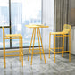 Modern Outdoor Counter Stool Rectangle Iron Footrest Counter Bar Stool Clearhalo 'Bar Furniture' 'Bar Stools' 'bar_stools' 'furn' 'furn_bar_stools' 'Furniture' 'Kitchen & Dining Furniture' 5828563