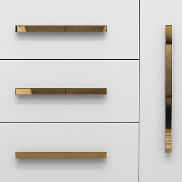 Pierre de pierre glamour et en bois 47,5 "L Buffet de cuisine buffet avec tiroirs et rangement