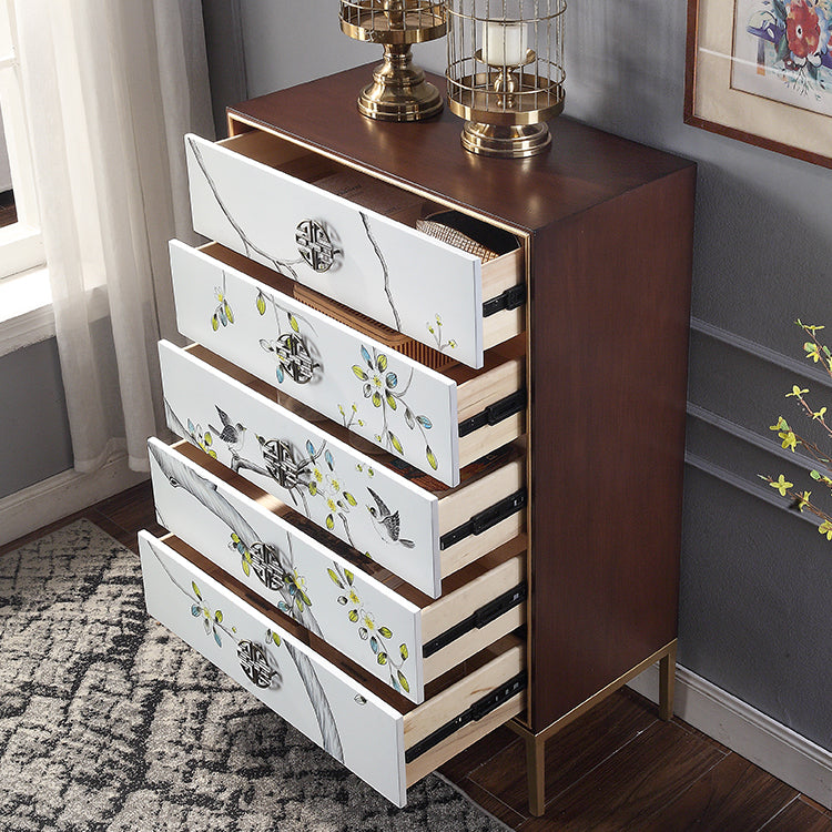 Birch Wood Dining Room Sideboard Cabinet Glam Server Cabinet with Storage Clearhalo 'buffet_sideboard' 'Buffets & Sideboards' 'furn' 'furn_buffet_sideboard' 'Furniture' 'Kitchen & Dining Furniture' 5828698