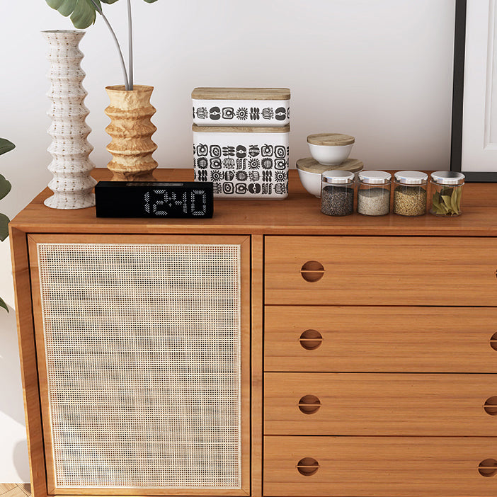 Dogueur du buffet simple moderne 4 tiroirs et 2 portes armoire de placard de cuisine