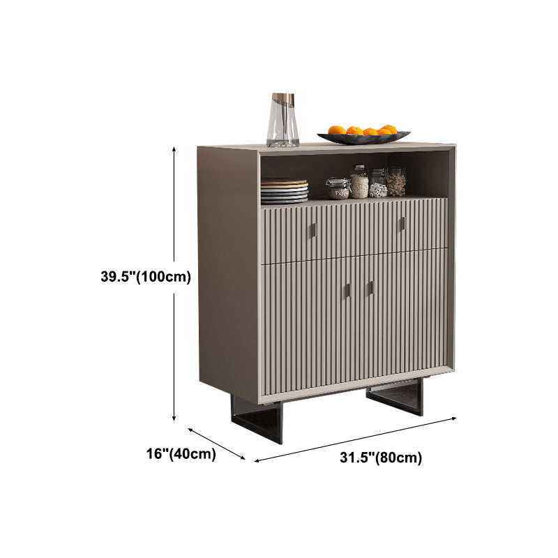 Armoire à butte de salon en bois armoire de serveur moderne avec tiroir