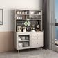 Artificial Wood Living Room Sideboard Gabinete Glam Credenza con cajones y almacenamiento