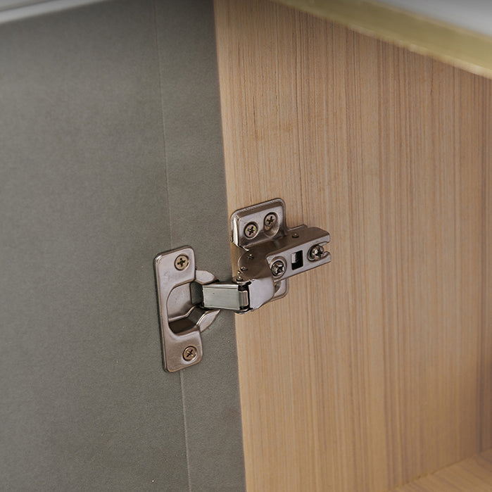 Artificial Wood comedor del comedor gabinete parador glam credenza con cajones y almacenamiento