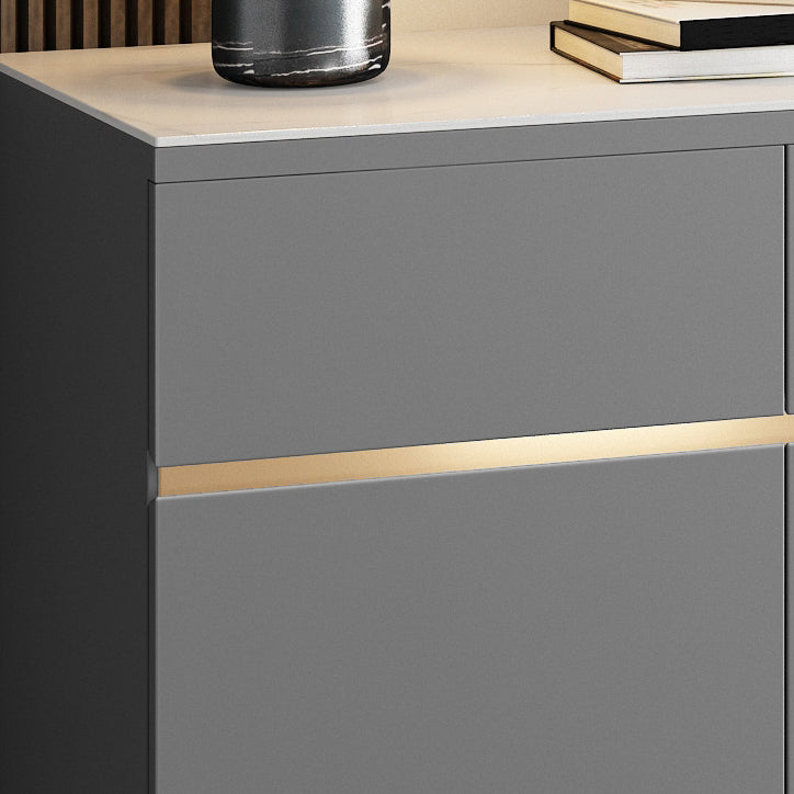 Houten woonkamer dressoir kast glam credenza met lade en opslag