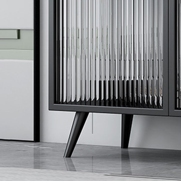 Armoire à butte de cuisine en acier armoire de serveur moderne avec stockage