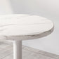 Industrial Wooden White Table for Restaurant Dining Table with Metal Base