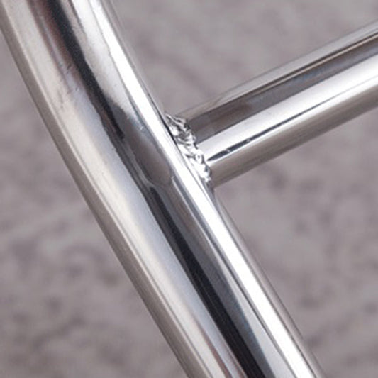 Industrial Style Dining Table Square Stainless Steel Folding Dining Table for Home Use