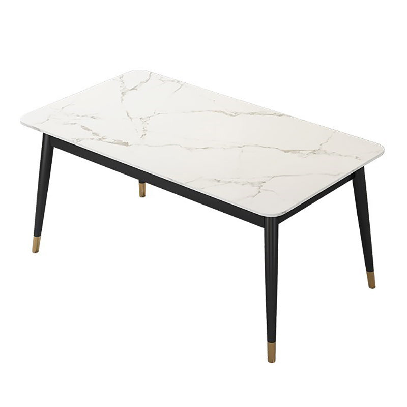 Mesa de comedor de lujo tradicional Mesa de piedra sinterizada para el hogar