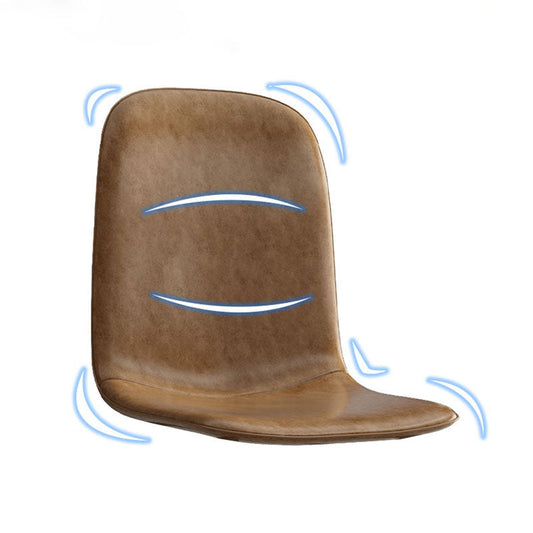 Chaises de salle à manger en cuir PU industriel chaises de restauration à dos solide sans bras sans bras